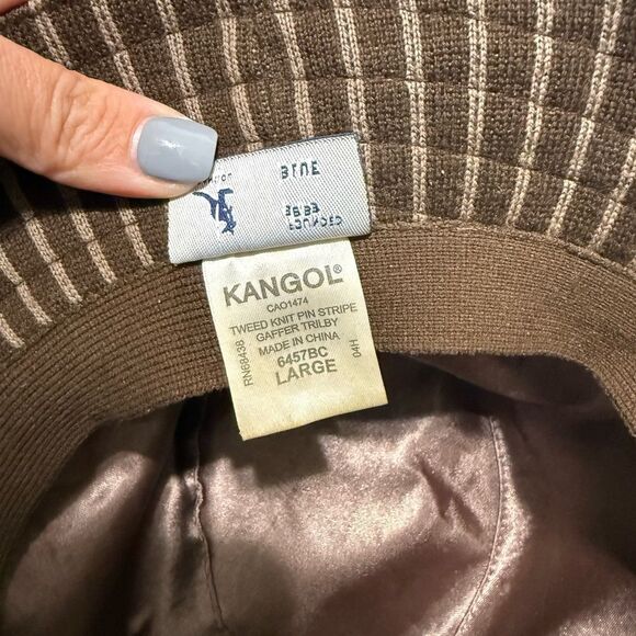 Kangol Tweed Knit Pinstripe Bucket Hat - Picture 11 of 11